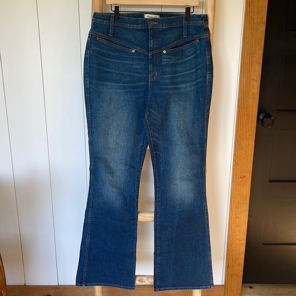 Madewell skinny flare jeans 32